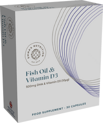 Fish Oil & Vitamin D3 (30 or 90 Capsules)